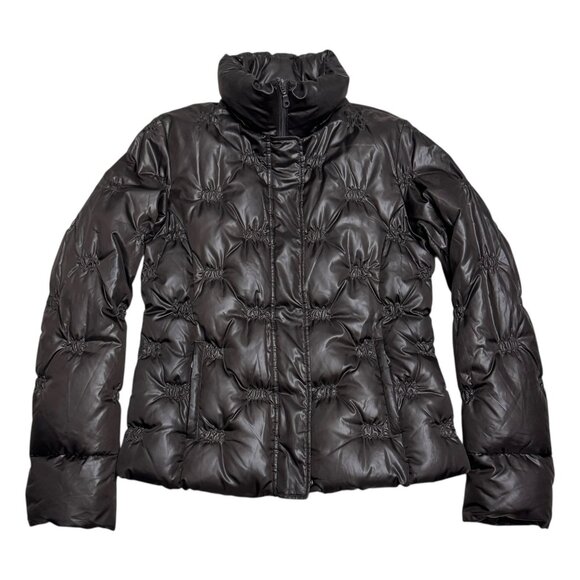 KANSAI JEANS Vintage Y2K Japanese Designer Winter Puffer Parka Jacket Womens Med - Picture 6 of 8